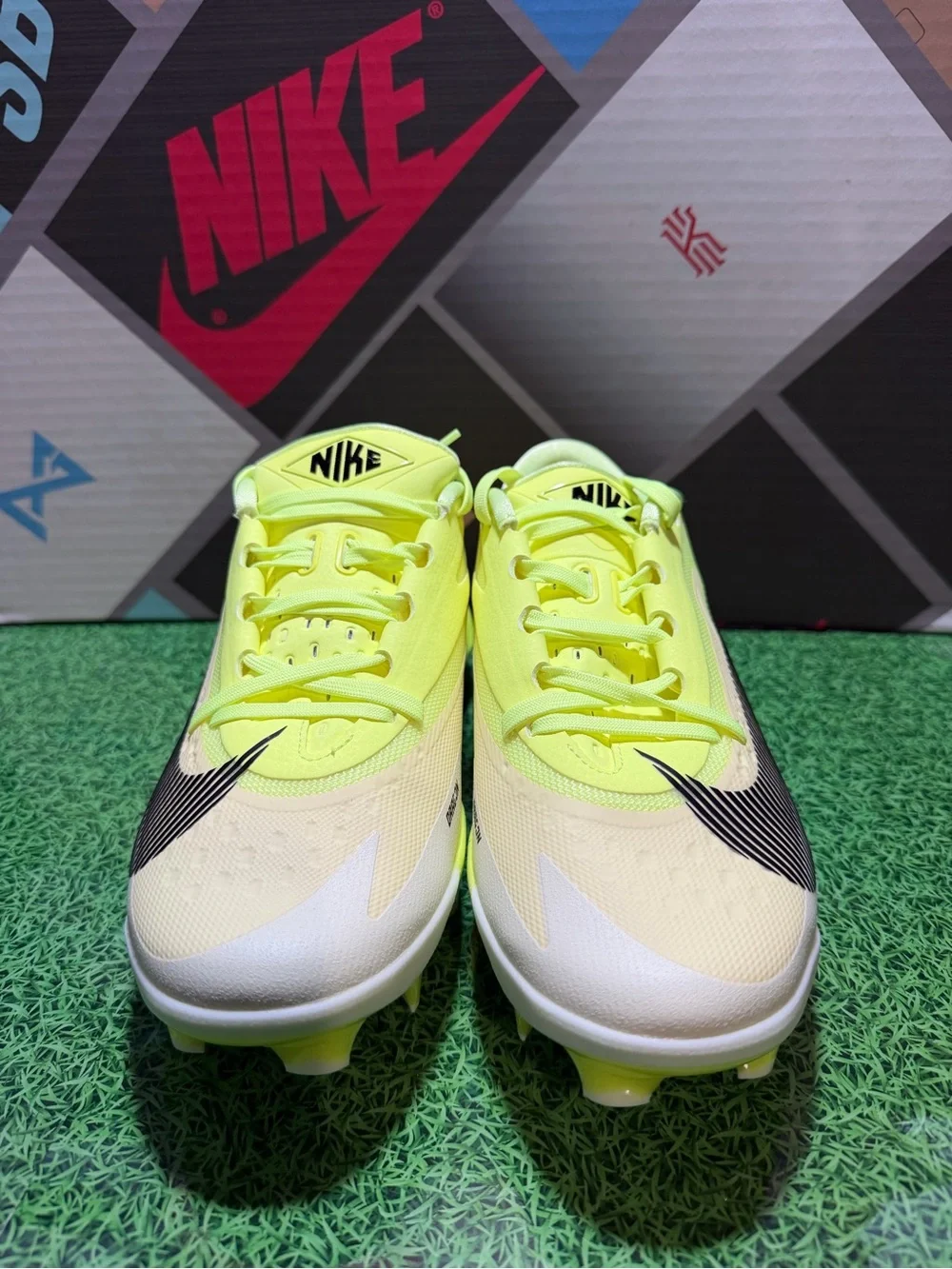 Nike Diamond Standout MCS Baseball Cleats ‘VOLT ICE’ Men Sz 9.5 II7344-700 NEW